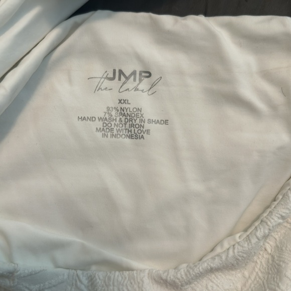 SANTORINI ONE PIECE SWIM SUIT - DOVE WHITE PAISLEY - JMP The Label - Picture 3 of 3